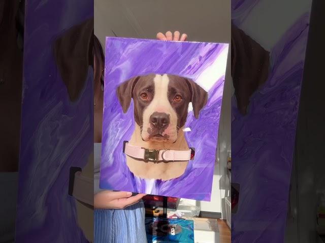 #petloss #animalart #artist #petportrait #goldenretriever #painter #pets #abstractpainting #resinart