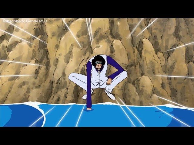 Aokiji Showing his Power for the First Time | One piece