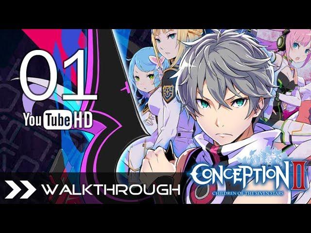 Conception II Children of the Seven Stars Walkthrough Gameplay - Part 1 (Opening/Prologue) HD 1080p