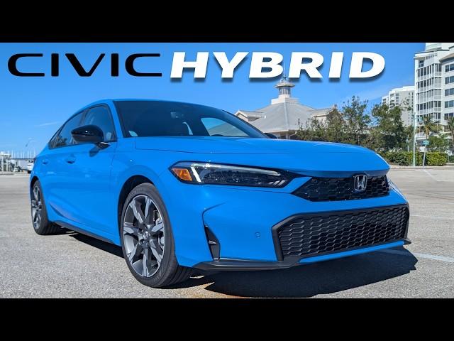 2025 Honda Civic Hybrid Hatchback - What's it like vs. Accord Hybrid and Prius?