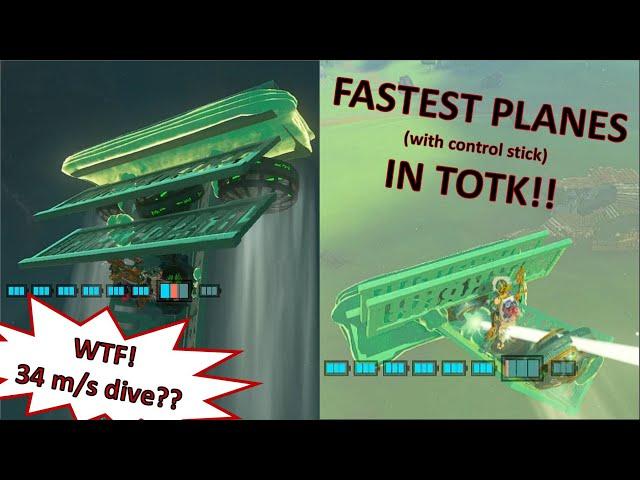 THE FASTEST PLANES IN TOTK!!! | Tears of the Kingdom