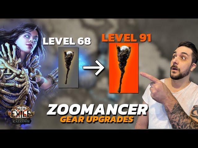 How to UPGRADE Gear for the Zoomancer Minion Build [3.25]