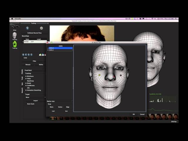 faceshift studio tutorial part 4.9: tracking - marker export