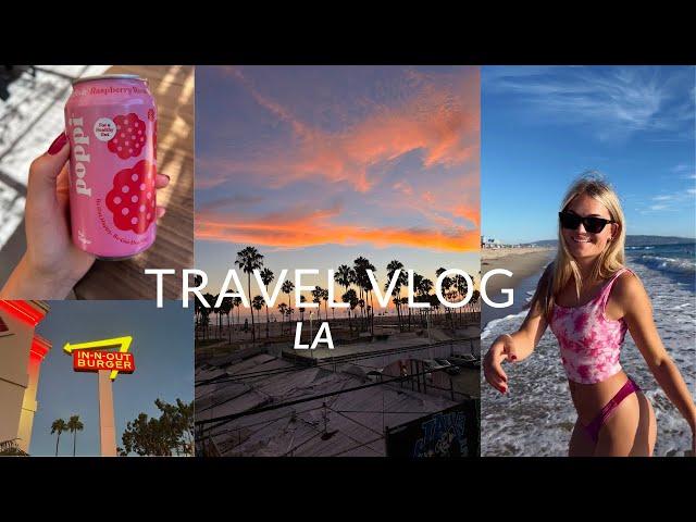 BACK IN LOS ANGELES: Flug+ersten Tage, Travel Vlog|| Sabrina Büscher