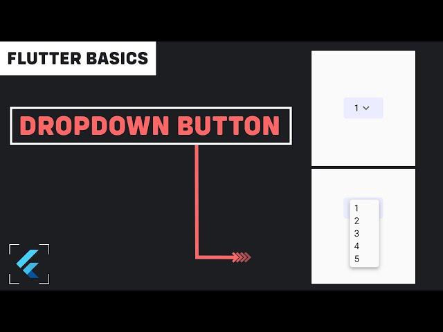 Flutter Tutorial - Dropdown Menu in Flutter