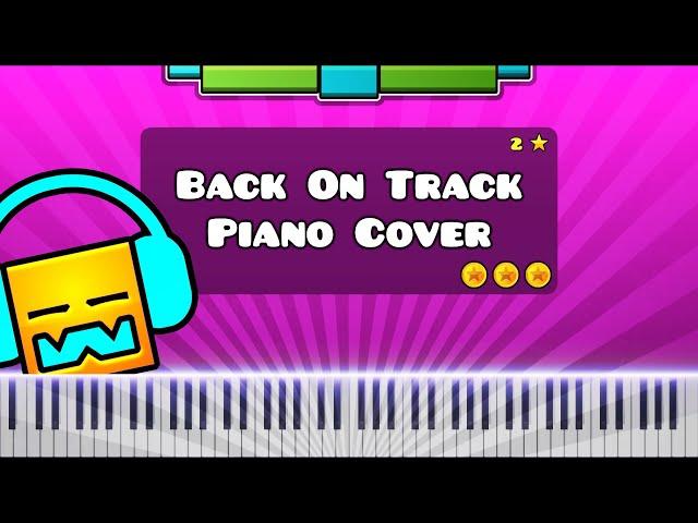 Back On Track by DJVI - Piano Tutorial / Cover (Geometry Dash Level 2)