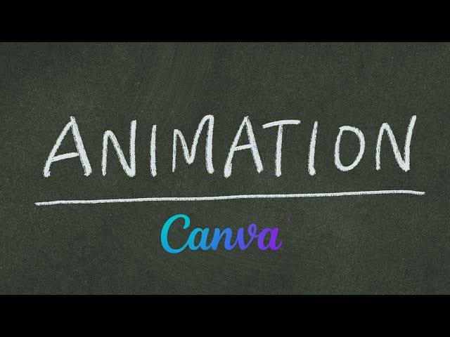 5 Super Easy Animations for Beginners in Canva