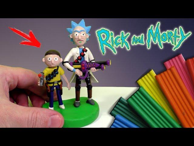 MAKING RICK and MORTY from Modelling Clay