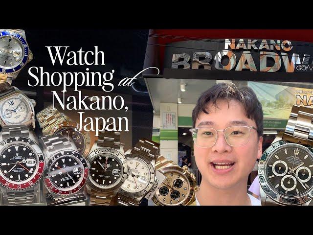 Watch Shopping at Nakano was an EXPERIENCE!