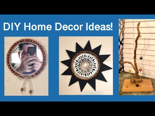 NEW! DIY Home Decor Items!  Tribal, Farmhouse and a "artist's interpretation" Idea!