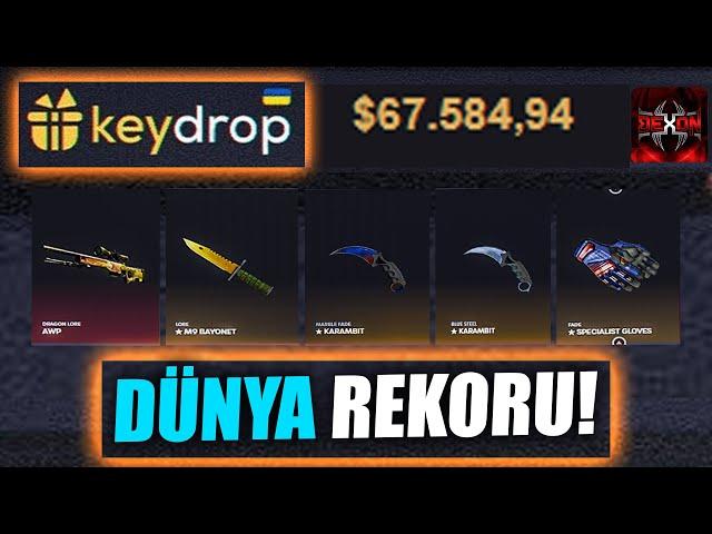 KEYDROP DÜNYA REKORU 68 BİN DOLAR KATLADIM keydrop promo code