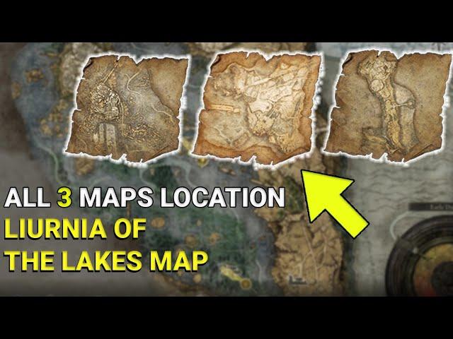 How to Find All 3 Maps Fragment in Liurnia of The Lakes | Elden Ring