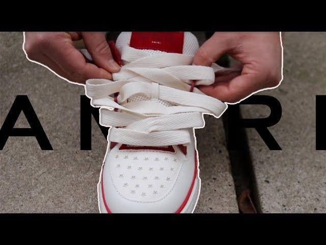 How To Lace AMIRI MA-1! The Best Way To Loose Lace