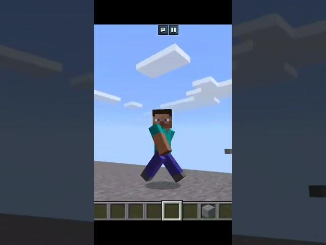 Minecraft tutorial how to speed bridging in Minecraft pocket edition 