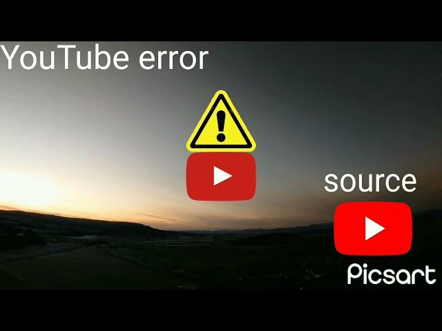 Something went wrong island YouTube error Animated #picsart