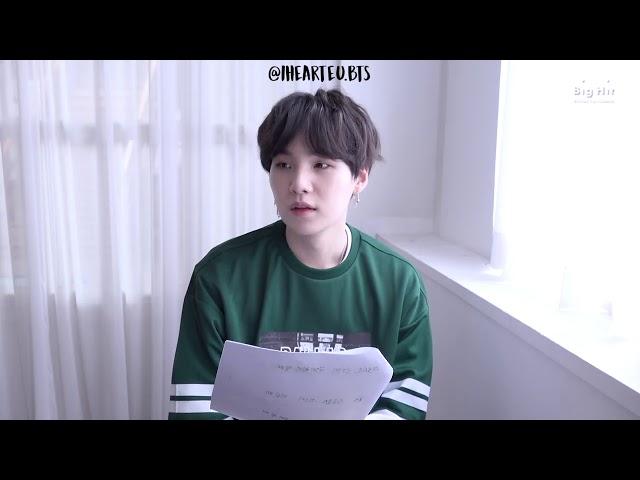 [2018 FESTA] BTS (방탄소년단) '소확행 List' - SUGA [ENG SUB]