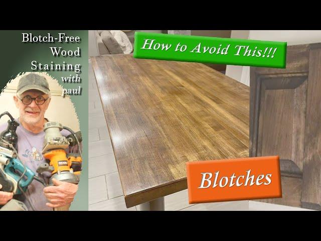 Blotch-Free Wood Stain Application Technique | Furniture Refinishing