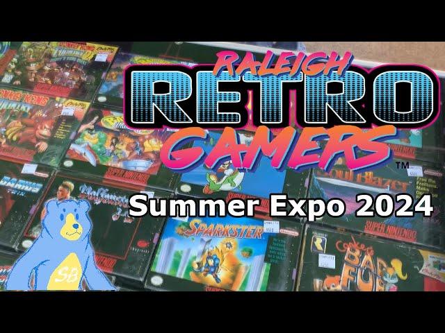 HUGE Retro Video Game Expo - Raleigh Retro Gamers Summer Expo 2024