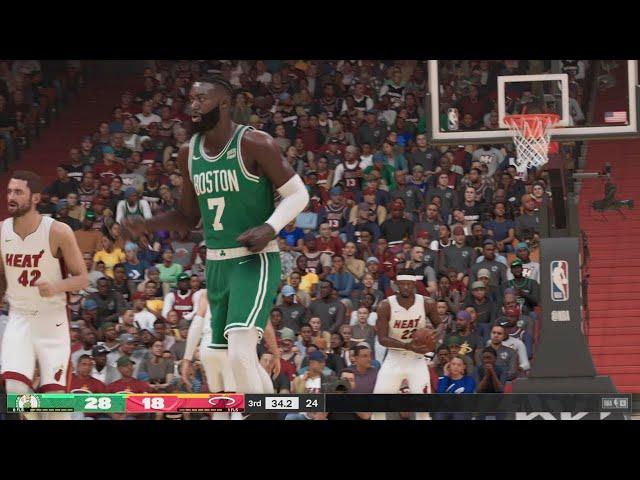 NBA 2K24 Next Gen Full Gameplay Heat vs Celtics 4K (nba 2k24 gameplay) NBA 2K24 Gameplay PS5