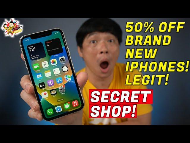 SECRET SHOP ng Mga CHEAPEST BRAND NEW IPHONE UP TO 50% OFF! l Gadget Sidekick