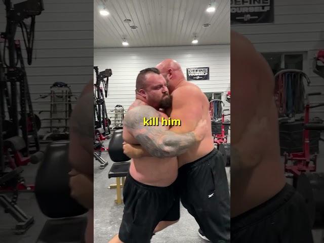 PLANET OF THE APES #shorts #strongman #funny #eddiehall #brianshaw