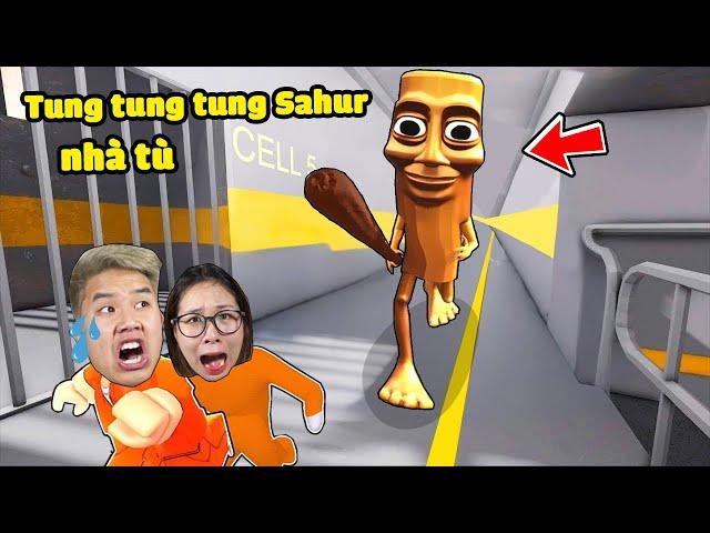 Trốn thoát khỏi nhà tù Tung Tung Tung Sahur ông kẹ nguy hiểm ! bqThanh & Ốc Vượt Ngục