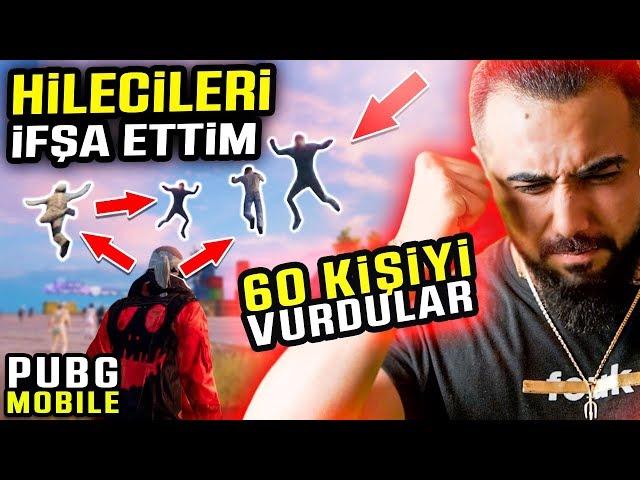 HİLECİ TAKIMLARI İFŞA ETTİM!! 2 DAKİKADA 60 KİLL ALDILAR! (BÜTÜN HİLELERİ KULLANDILAR) | PUBG Mobile