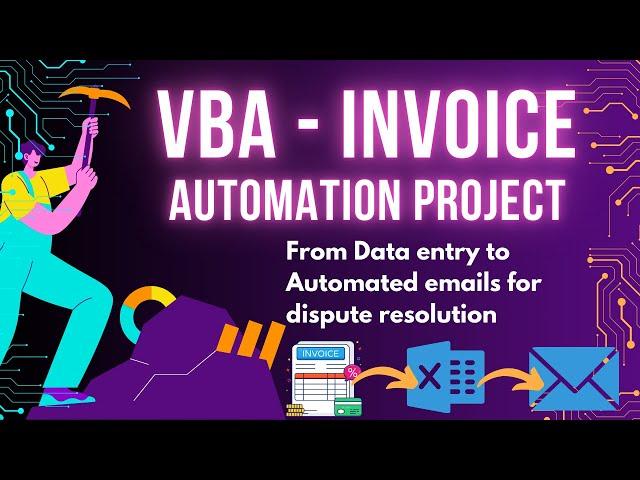 VBA- From Data Entry to Automated Emails: Build a VBA UserForm for Invoice Data Entry