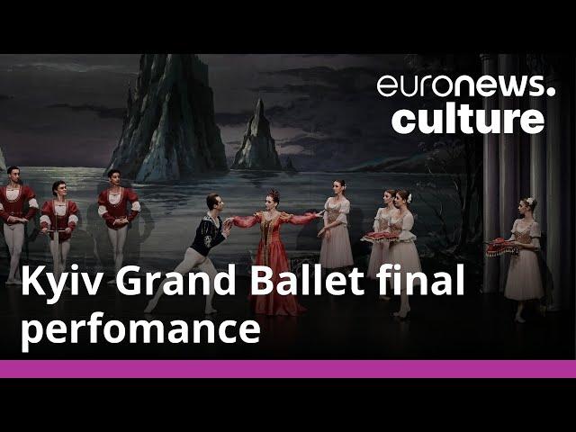 Ukraine's Kyiv Grand Ballet give emotional final performance of their French Swan Lake tour