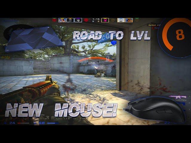 My first game on my NEW mouse! [ Zowie S2 CS:GO + G-SR-SE mousepad ] - [1300 elo]