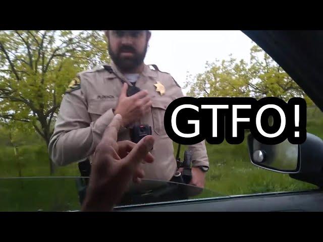 Property Owner Accussed Of Trespassing By Cop That's Trespassing!