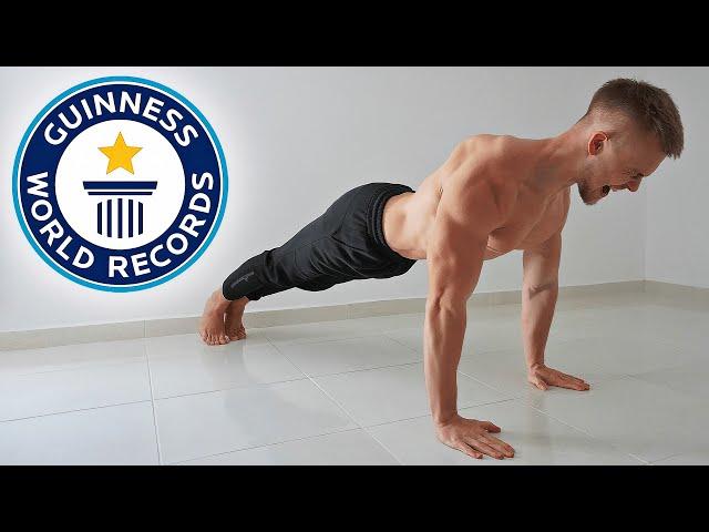 Most Push-Ups in 1 MINUTE ! ( WORLD RECORD )