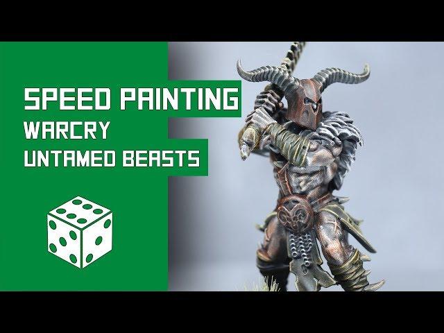 How To Speed Paint Untamed Beasts: Warhammer Age Of Sigmar Warcry Tutorial