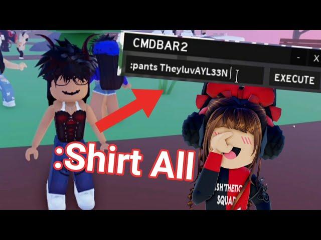 GIVING PEOPLE CLOTHES USING ADMIN COMMANDS!