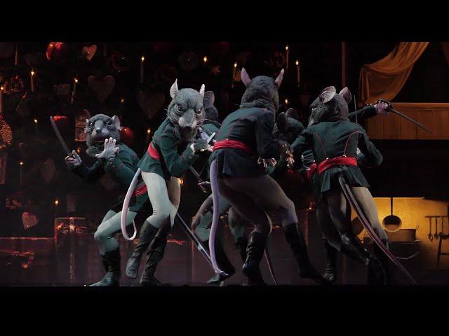 Mouse battle scene from The Royal Ballet's The Nutcracker 