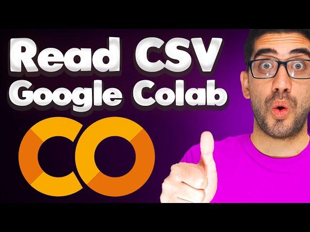 How to Read CSV files in Google Colab from Drive (from computer) (python pandas)