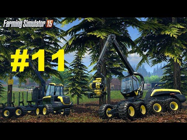 Farming Simulator 15. Часть #11. Мод Курсплей / Mod CoursePlay.