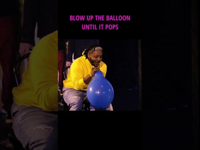 Blow up the BALLOON until it POPS! #gameshow #balloon #comedy #interactive #comedyshow #games