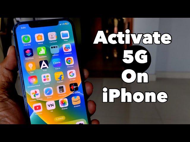 How to turn on 5g on iphone 12 13 14 15  | How to Activate 5g Network in iPhone