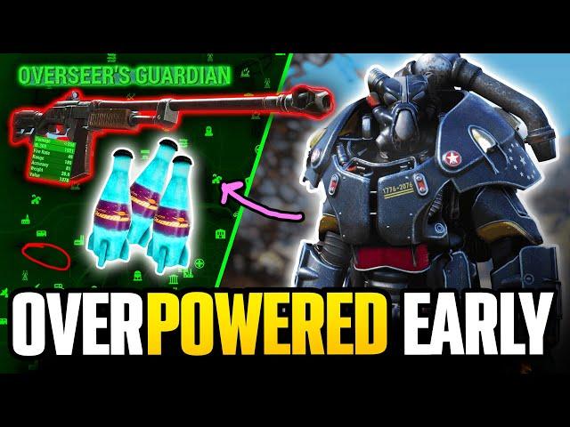 How To Get Overpowered at Level 1 in Fallout 4 (Best Start Guide)