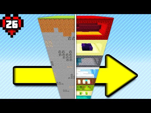 I Transformed a CHUNK in Minecraft Hardcore!