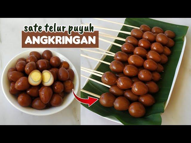 TELUR PUYUH BACEM ENAK, MODAL DIKIT UNTUNG MELINTIR, 1/2 KG JADI 15 TUSUK + TIPS HEMAT GAS