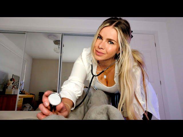 ASMR DOCTOR FULL BODY EXAMINATION 🩺︎ (Touch Test, Eye Exam, Ear Test)