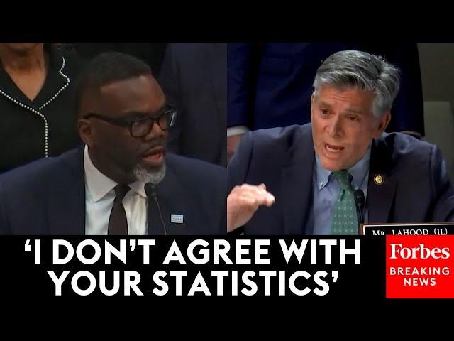 Darin LaHood Throws Down With Mayor Brandon Johnson Over Crime In Chicago