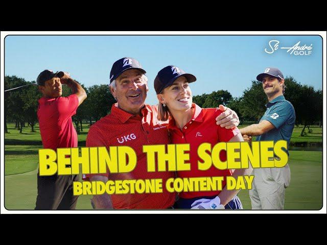 Behind the Scenes with Tiger Woods & Bridgestone!