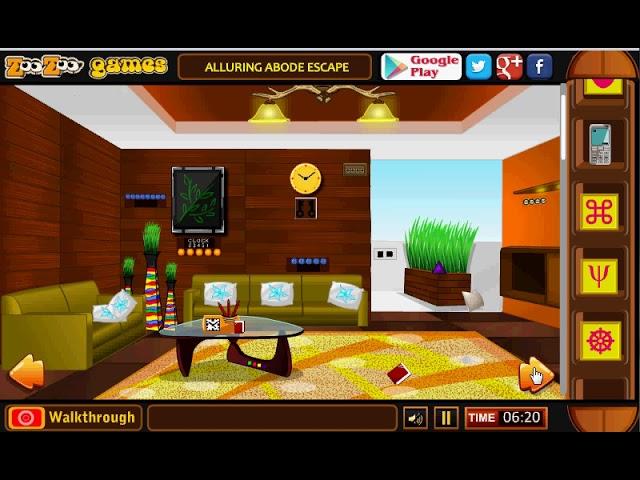 Alluring Abode Escape | zoozoogames walkthrough | Escapegamesnew walkthrough