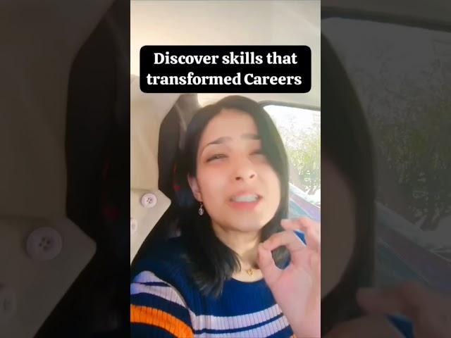 Discover Skills that transformed Careers! #career #skills #students