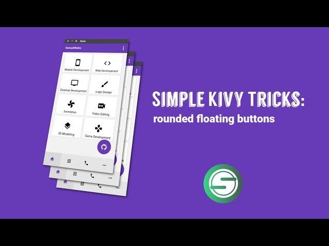 Kivy Trick: How To Create A Rounded 'Floating' Button v1