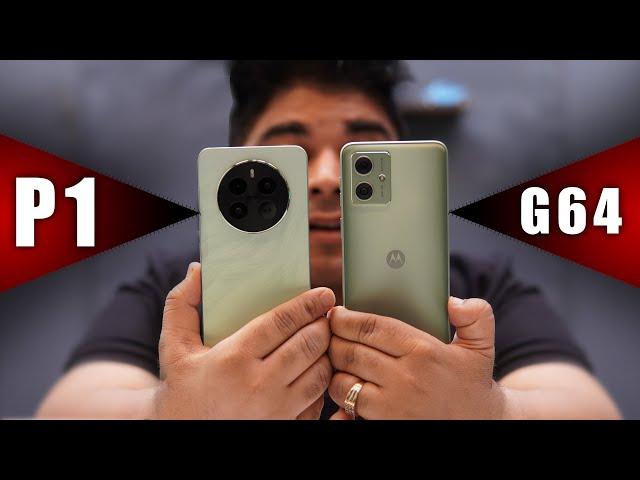 Realme P1 vs Moto G64 | Crazy 5G Phone Under 15000 | #Trueview | Gizmo Gyan