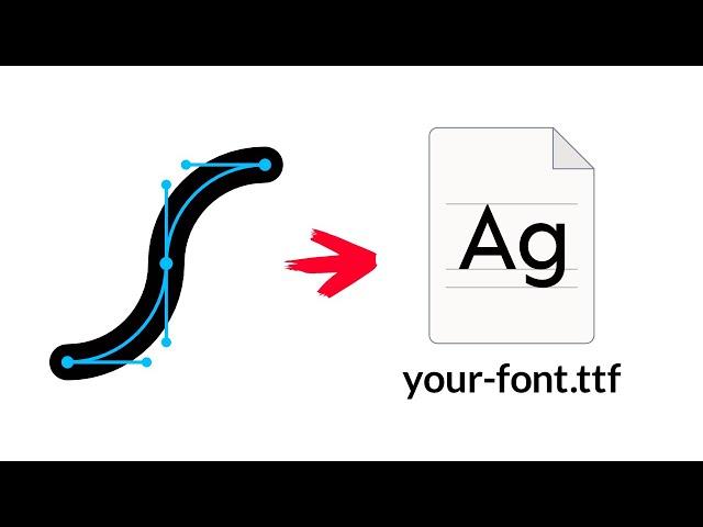 Turn Vectors Into A Font File (.ttf)